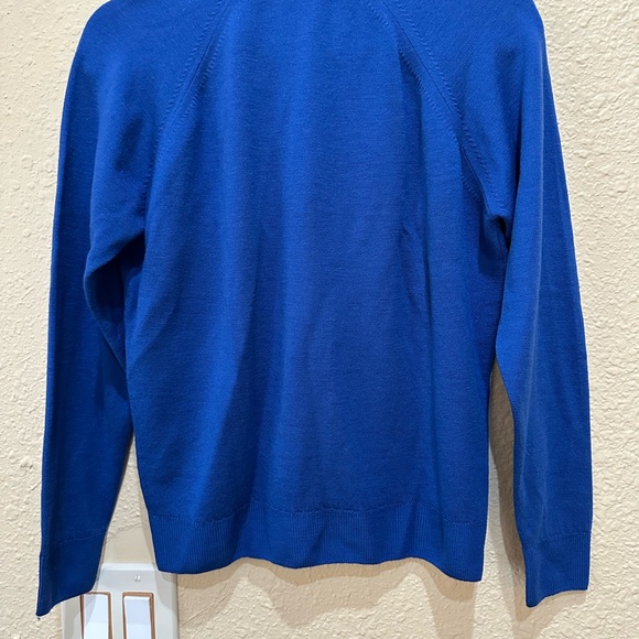 Moffatt Woolens Royal Blue Ladies Cardigan - Picture 3 of 6